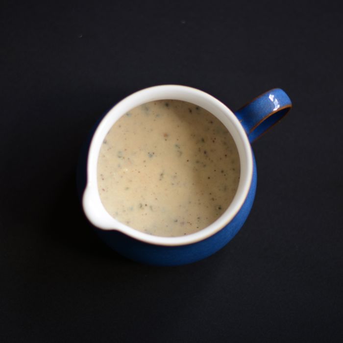 Healthy peppercorn sauce - My original peppercorn sauce has had a healthy makeover. This new version keeps all the flavour but has significantly lower calories, fat and saturated fat. There's also hidden veg for some extra goodness.