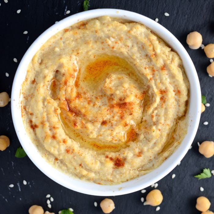 Make perfect hummus at home with this delicious recipe, no tahini required and ready in 15 minutes.