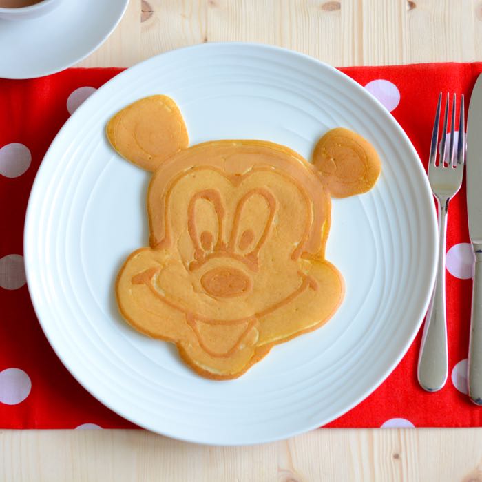 Mickey Mouse Pancake Art