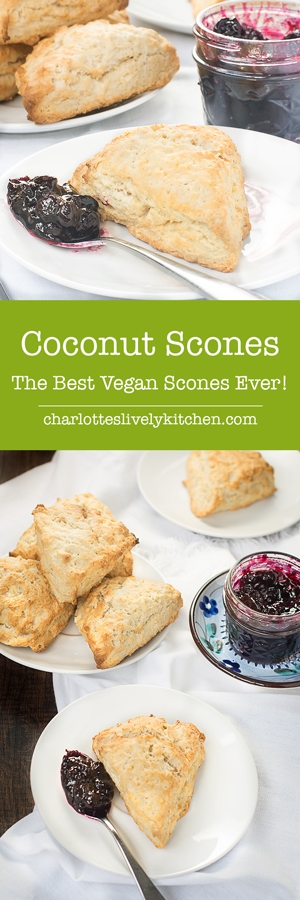  Switching to using coconut oil and coconut milk creates vegan scones that are easy to make and every bit as good as the original afternoon tea classic.