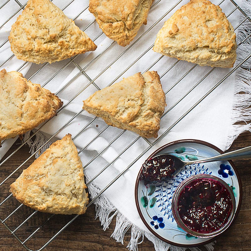  Switching to using coconut oil and coconut milk creates vegan scones that are easy to make and every bit as good as the original afternoon tea classic.