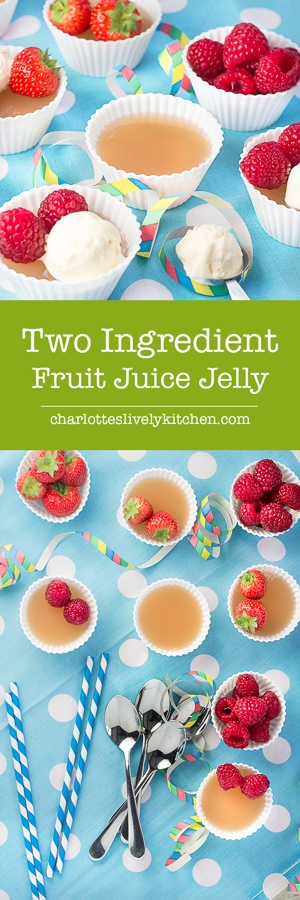 Treat your little ones to this simple two ingredient homemade jelly - made from fresh fruit juice it even counts towards their five-a-day.