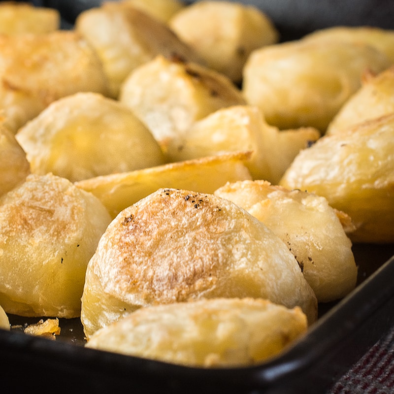 My guide to making perfect roast potatoes - soft on this inside and crispy on the outside.