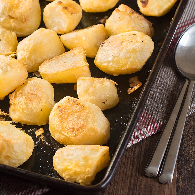 Roasted New Potatoes with Rosemary & Garlic - Charlotte's Lively Kitchen