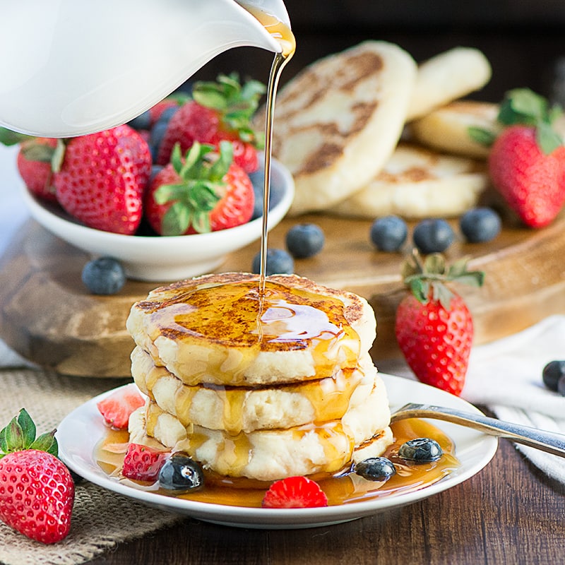 Ricotta Pancakes | Charlotte's Lively Kitchen