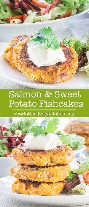 Delicious, family-friendly salmon and sweet potato fishcakes. Perfect for a quick and healthy dinner.