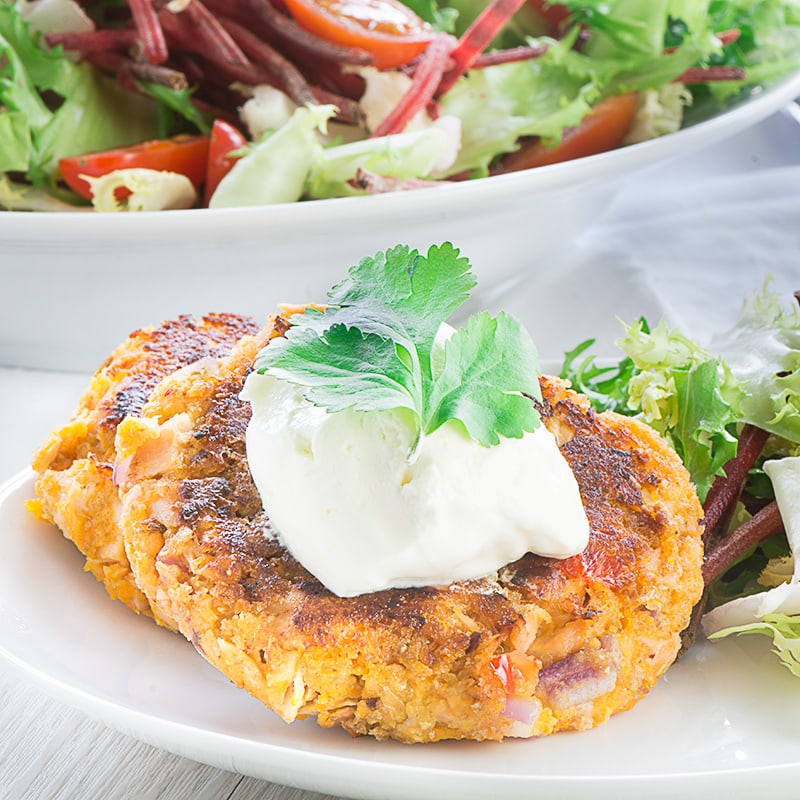 Delicious, family-friendly salmon and sweet potato fishcakes. Perfect for a quick and healthy dinner.