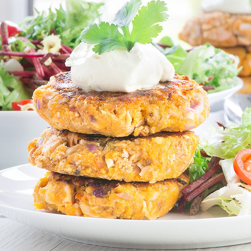 Spicy, sweet potato fishcakes recipe | delicious. magazine