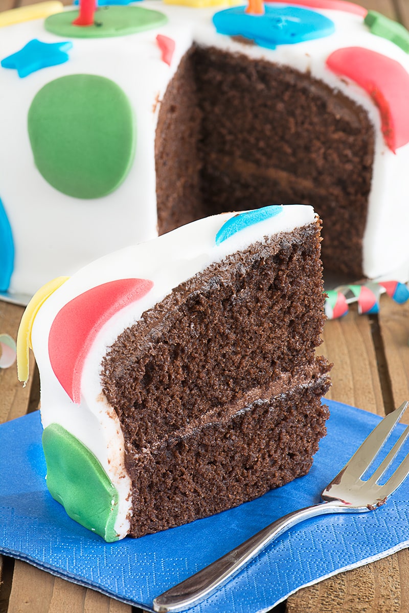 Chocolate Birthday Cake - Charlotte's Lively Kitchen