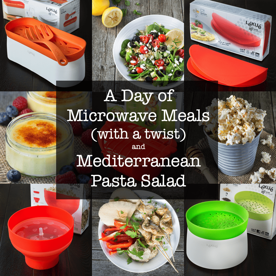 A day of only microwave meals with a twist - everything is healthy and cooked from scratch.
