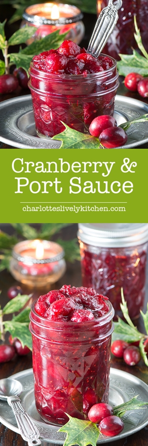 Cranberry & Port Sauce, the perfect accompaniment to your Christmas turkey and unbelievably simple to make.