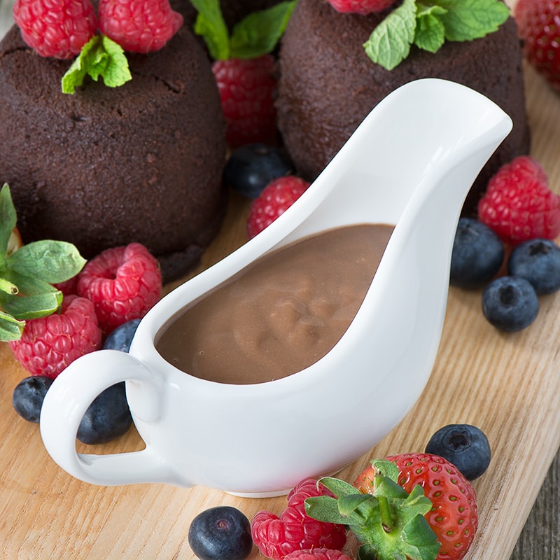 How to made delicious, homemade chocolate custard. Perfect for pouring over a warm chocolate pudding - yum!
