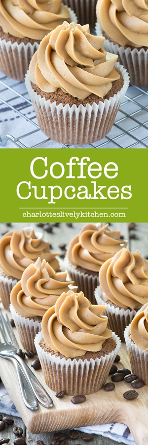 Delicious coffee cupcakes that are easy to make and packed full of coffee flavour. Perfect topped with coffee buttercream