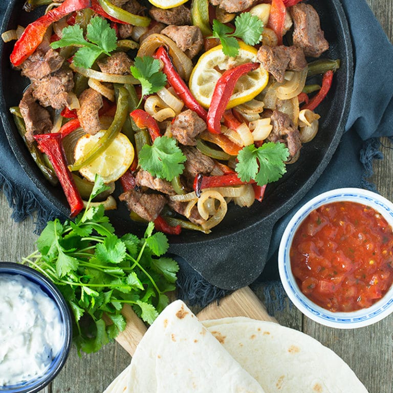 Lamb Fajitas - Charlotte's Lively Kitchen