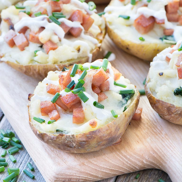 SPAM® Potato Skins - Charlotte's Lively Kitchen