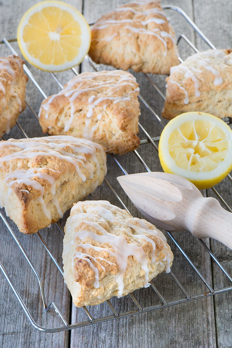 A delicious twist on traditional scones, flavoured with gin and lemon zest.