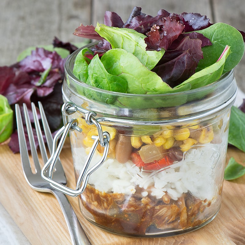 Delicious Mississippi smoked pulled pork served with rice, beans and vegetables. Plus ideas for using up any leftovers and my top tips for reducing food waste.