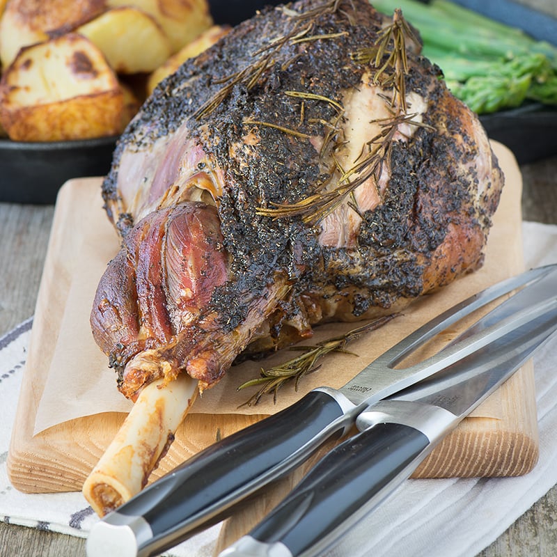 Preparing a Leg of Lamb