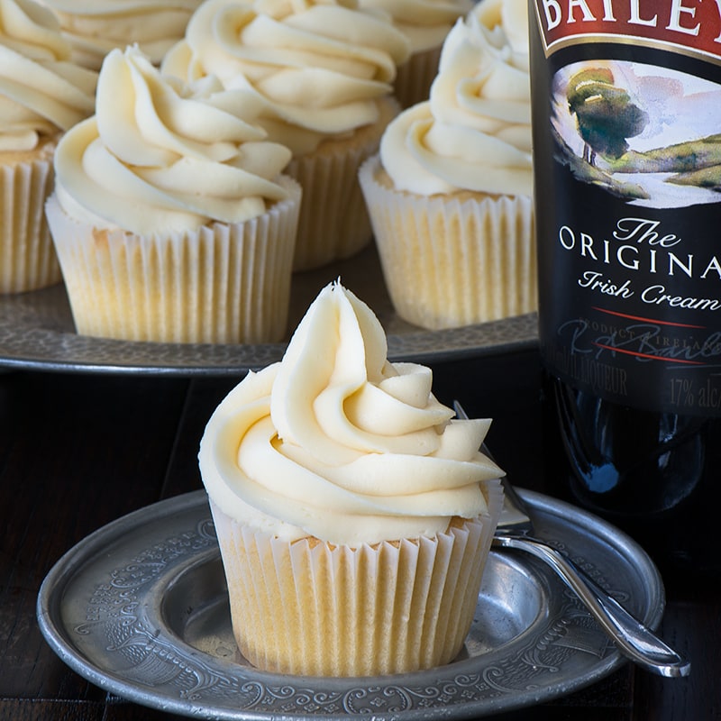 These Baileys cupcakes are so simple to make there's really no excuse not to. Perfect topped with Baileys buttercream and perhaps a hidden Baileys truffle centre too!