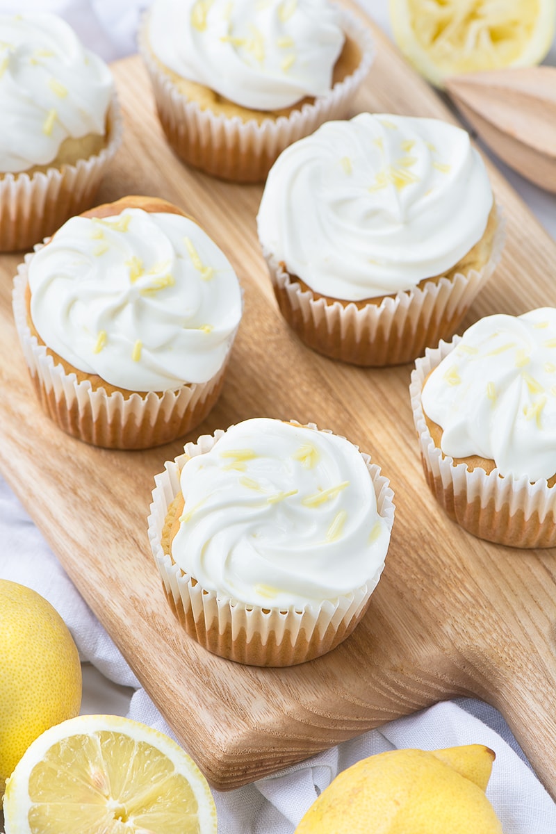 Splenda Cupcakes With Lemon Cream