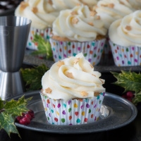 Snowflake Cake with Brandy-Butter Glaze