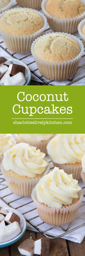 These coconut cupcakes are unbelievably easy to make and packed full of real coconut to give them lots of flavour. 