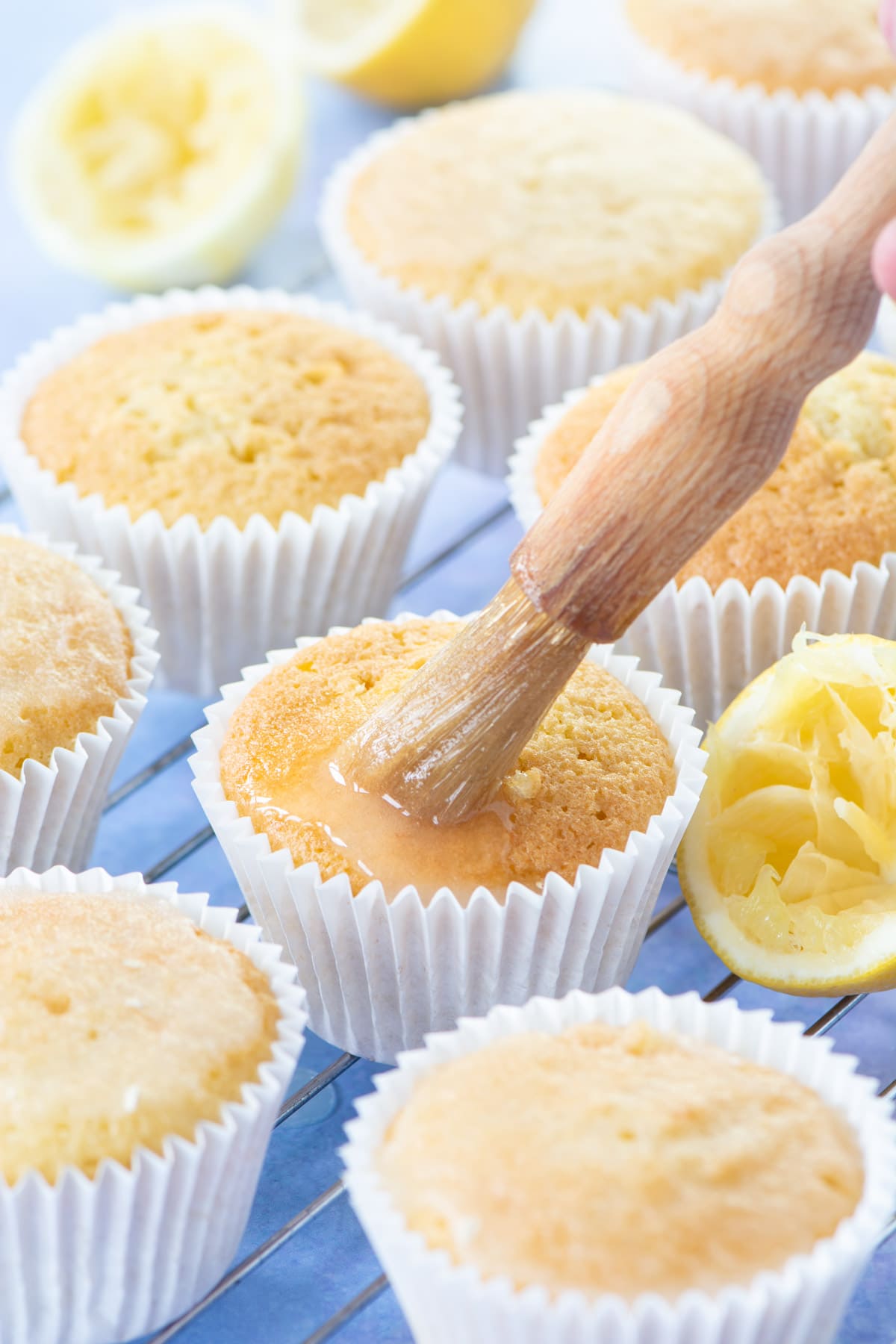 Easy Lemon Drizzle Cupcakes - Charlotte's Lively Kitchen