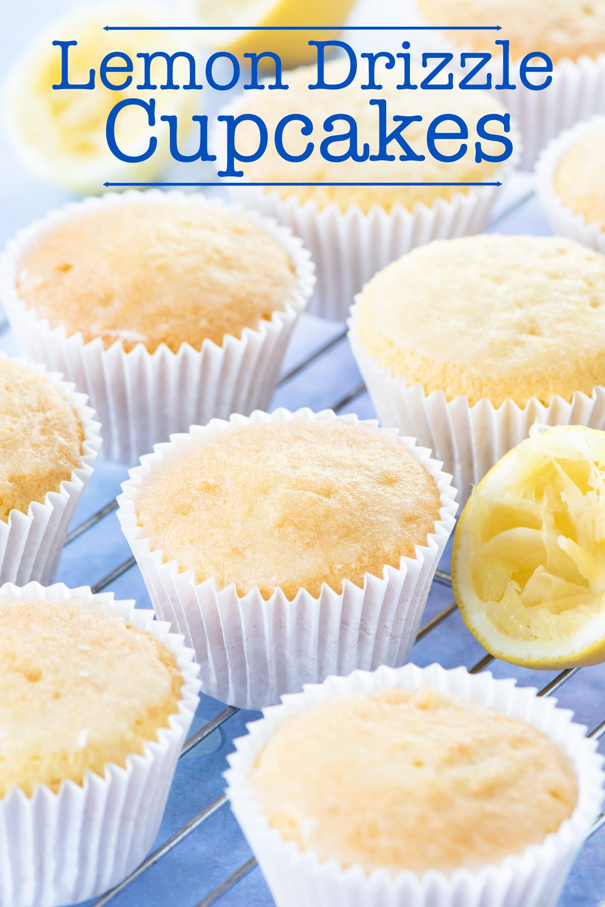 Lemon drizzle cupcakes that are easy to make and absolutely jam-packed with flavour.