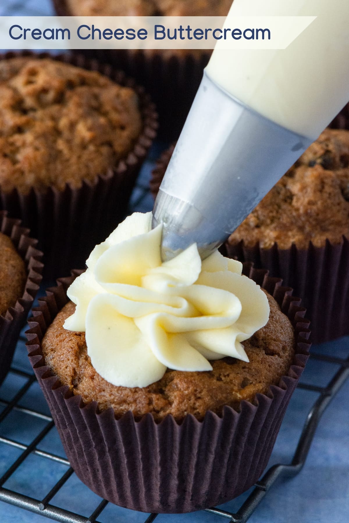 How to make delicious cream cheese buttercream perfect for decorating carrot cakes and red velvet cakes.