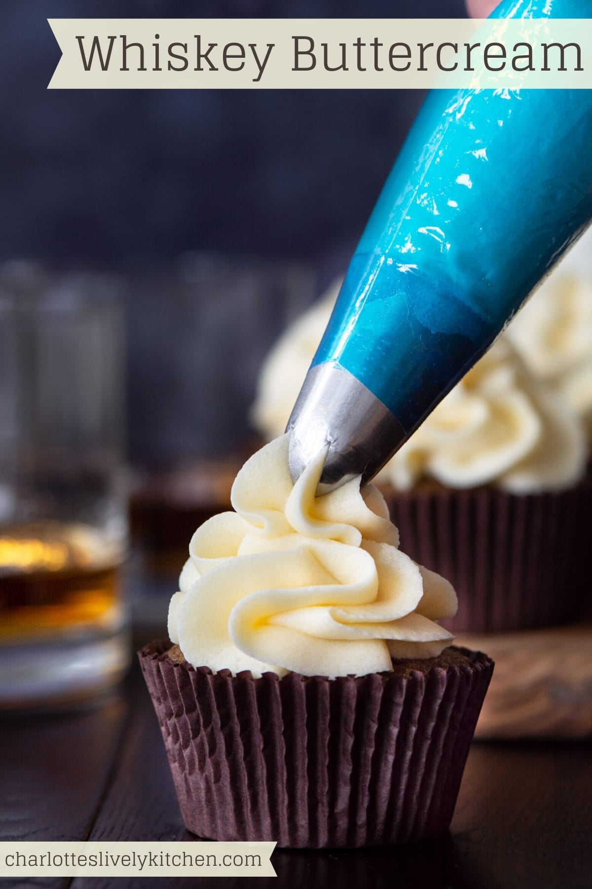 Whisky Buttercream - Smooth sweet buttercream with a delicious kick of Whiskey.