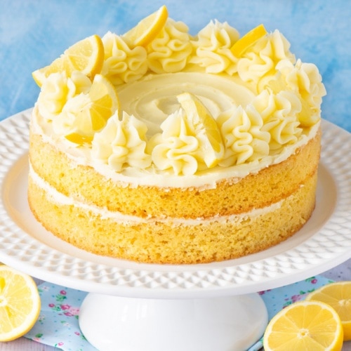 Easy Lemon Cake (All-In-One Lemon Sponge) | Charlotte&#39;s Lively Kitchen